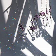 Load image into Gallery viewer, Set of Six Amethyst Rainbow Suncatcher Strands freeshipping - Witch of Dusk
