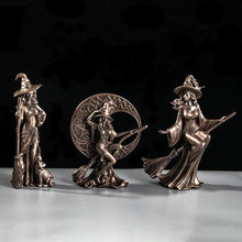 Load image into Gallery viewer, Set of Three Witch Statues freeshipping - Witch of Dusk
