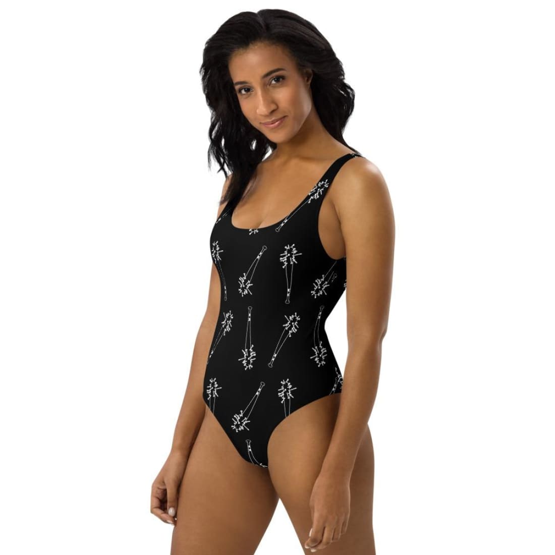 Spiked Bat One Piece Swimsuit Witch of Dusk