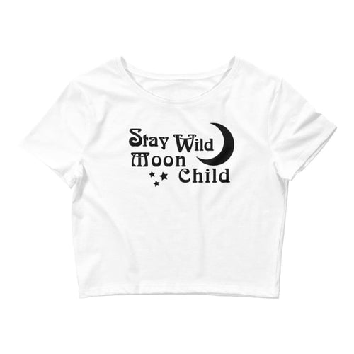 Stay Wild Moon Child Crop Top freeshipping - Witch of Dusk