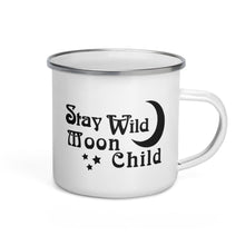 Cargar imagen en el visor de la galería, Stay Wild Moon Child Enamel Mug freeshipping - Witch of Dusk
