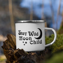 Cargar imagen en el visor de la galería, Stay Wild Moon Child Enamel Mug freeshipping - Witch of Dusk
