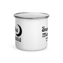 Load image into Gallery viewer, Stay Wild Moon Child Enamel Mug freeshipping - Witch of Dusk

