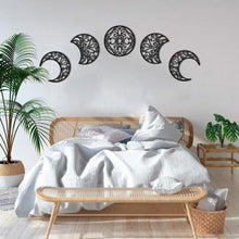 Load image into Gallery viewer, Swirled Set of Moon Phases Wall Decor freeshipping - Witch of Dusk
