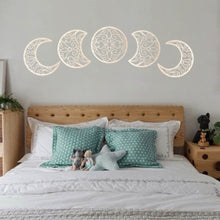 Load image into Gallery viewer, Swirled Set of Moon Phases Wall Decor freeshipping - Witch of Dusk

