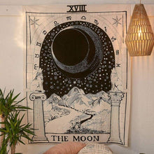 Cargar imagen en el visor de la galería, Tarot Witch&#39;s Wall Tapestry freeshipping - Witch of Dusk
