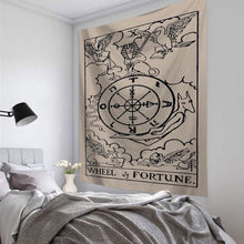Cargar imagen en el visor de la galería, Tarot Witch&#39;s Wall Tapestry freeshipping - Witch of Dusk

