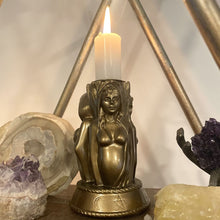 Cargar imagen en el visor de la galería, Triple Goddess Candle Holder freeshipping - Witch of Dusk
