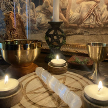 Load image into Gallery viewer, Triple Moon Pentacle Altar Bowl freeshipping - Witch of Dusk
