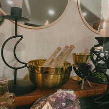 Cargar imagen en el visor de la galería, Triple Moon Pentacle Altar Bowl freeshipping - Witch of Dusk
