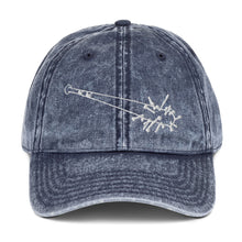 Load image into Gallery viewer, Spiked Bat Embroidered Vintage Cotton Twill Cap freeshipping - Witch of Dusk
